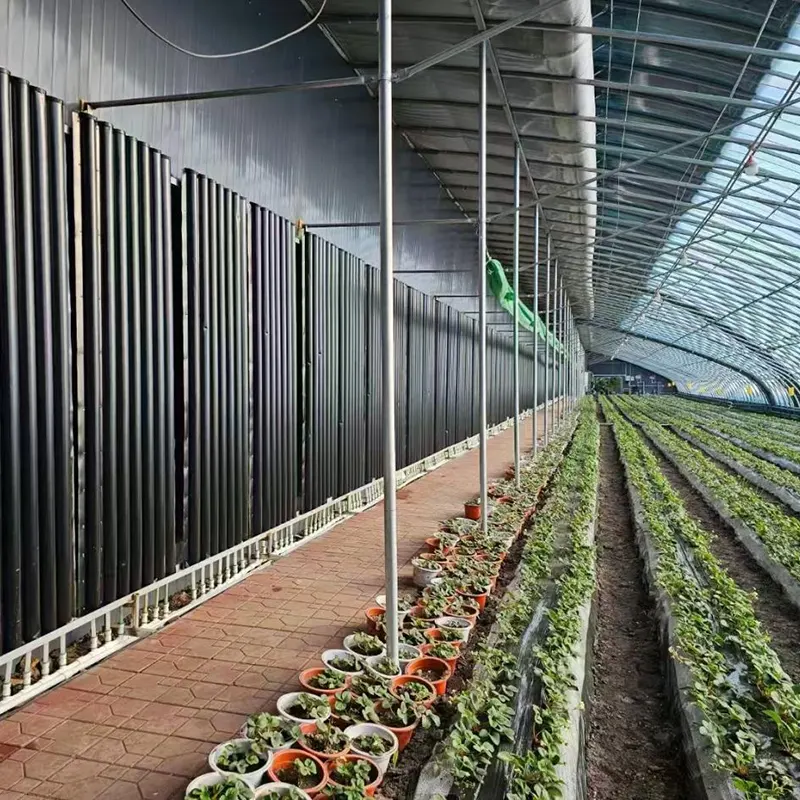 Semi-Slope Varmelagring Solar Drivhus